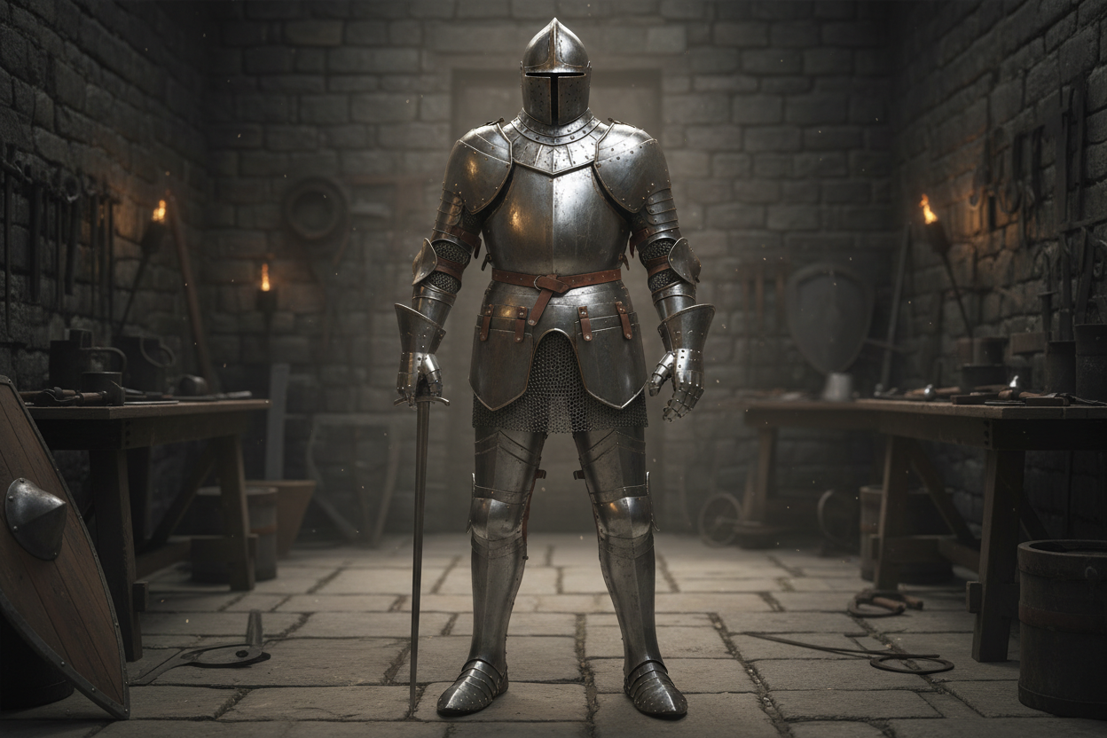 Medieval Dress of Armor – Durable, Hand-Forged, and Functional