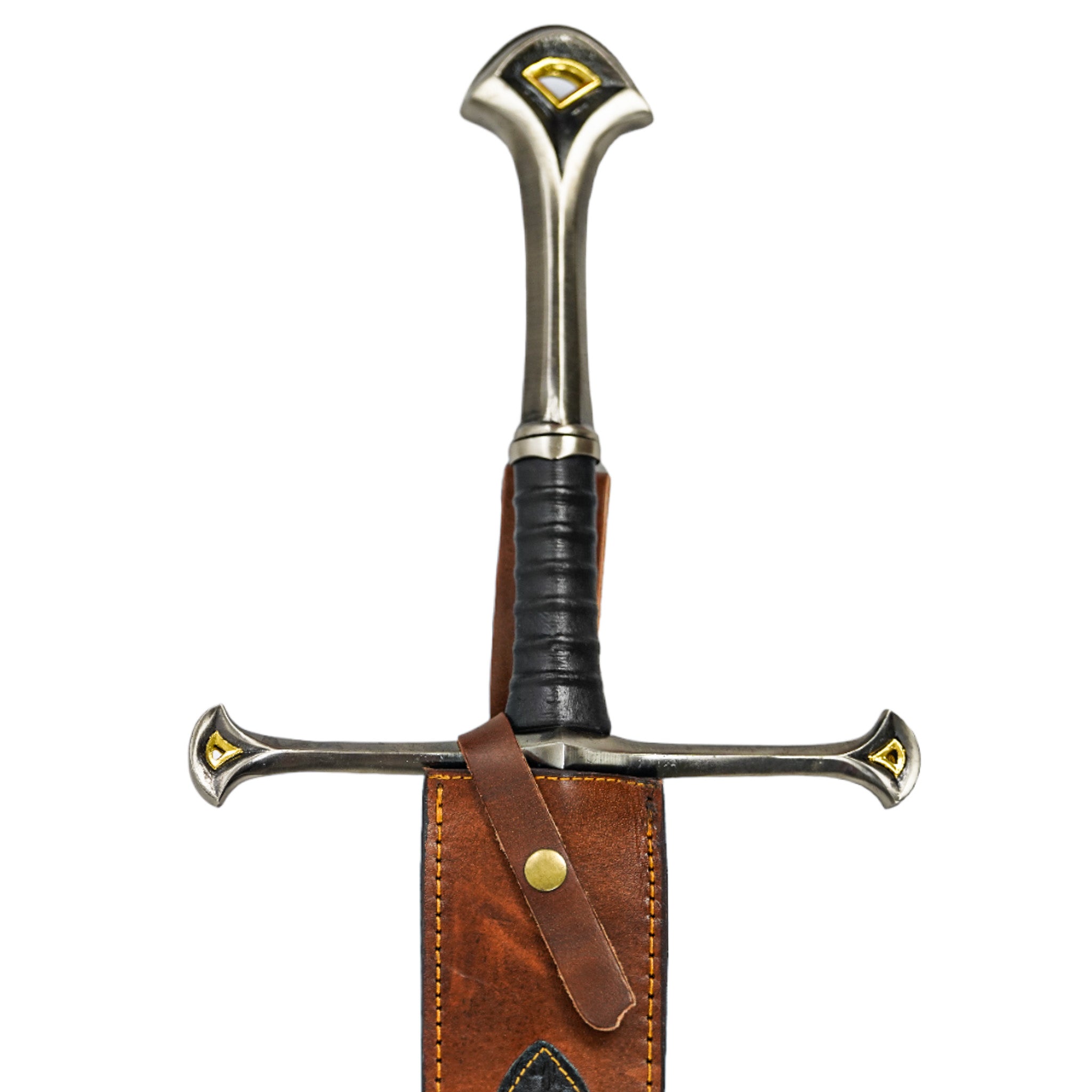 Greatsword- Two Handed Longsword - High Carbon Damascus Steel - 48"