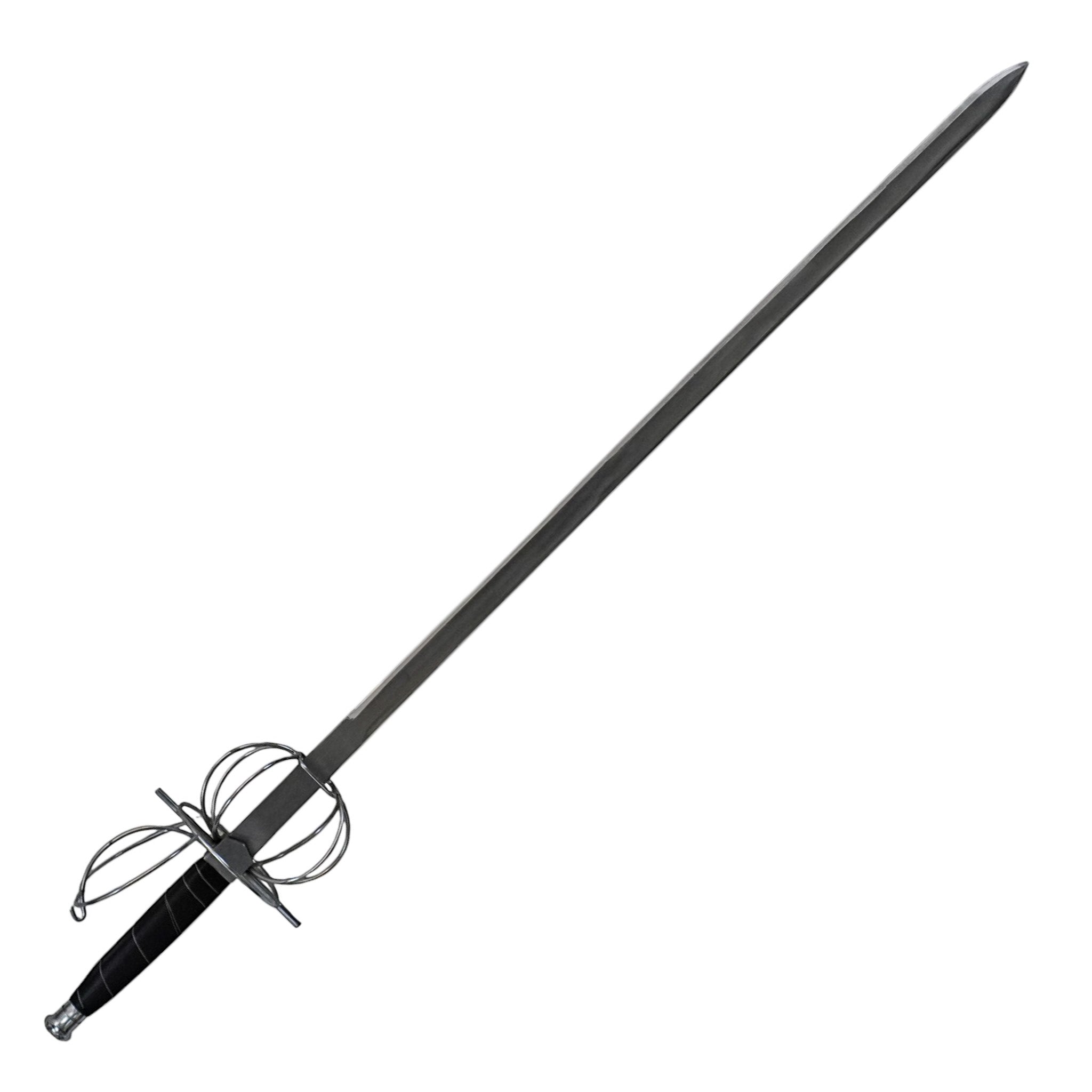 Swept-Hilt Rapier Sword- 1095 Steel -48"