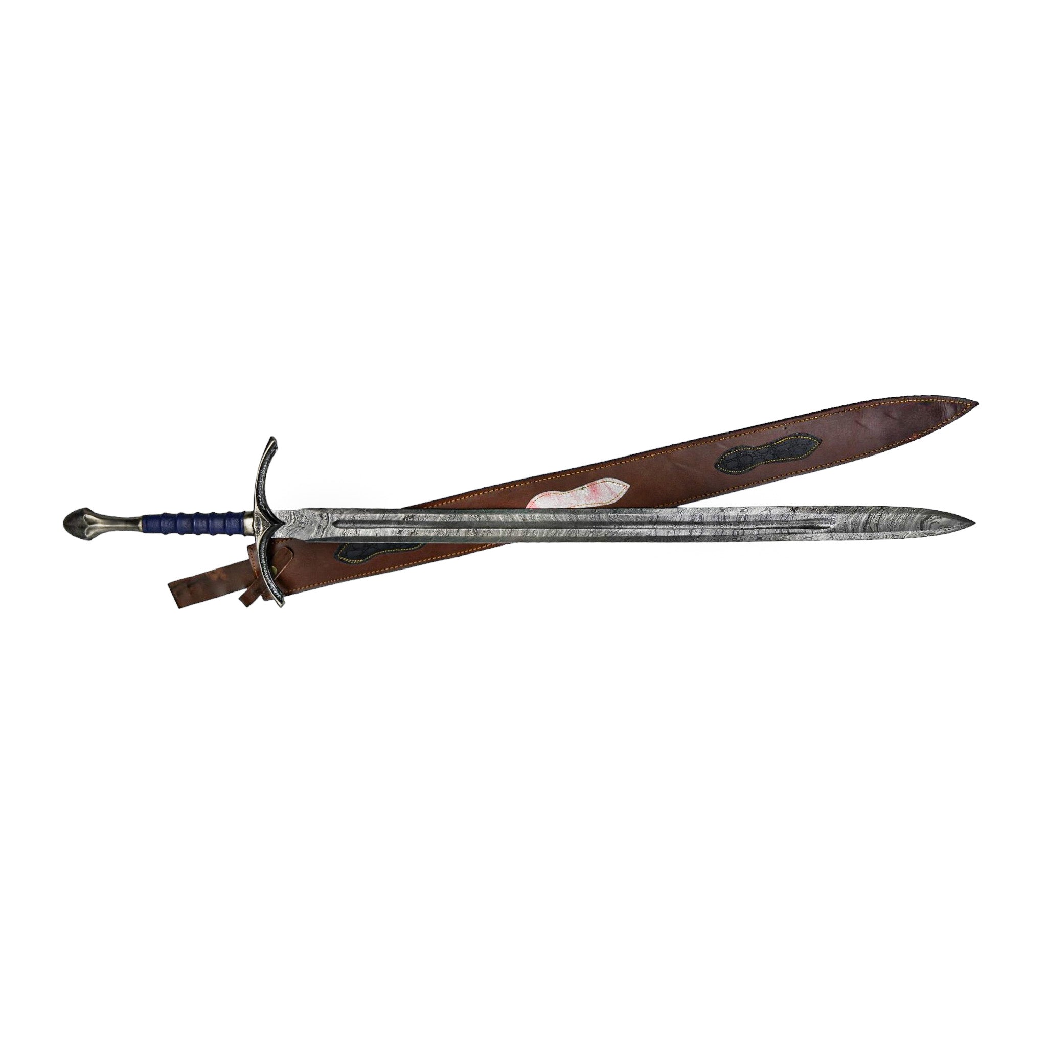 Justice Longsword- High Carbon Damascus Steel-49"