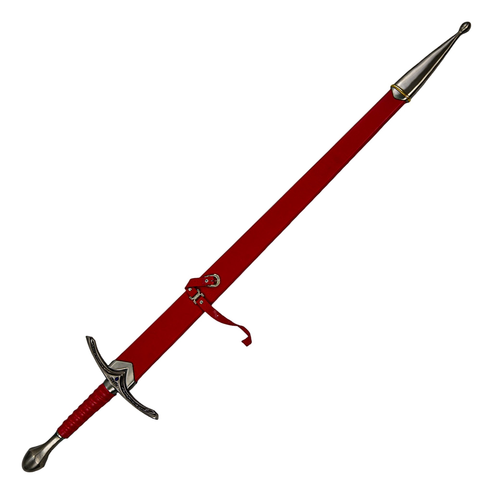 Red Longsword - 1095 Steel- 44"