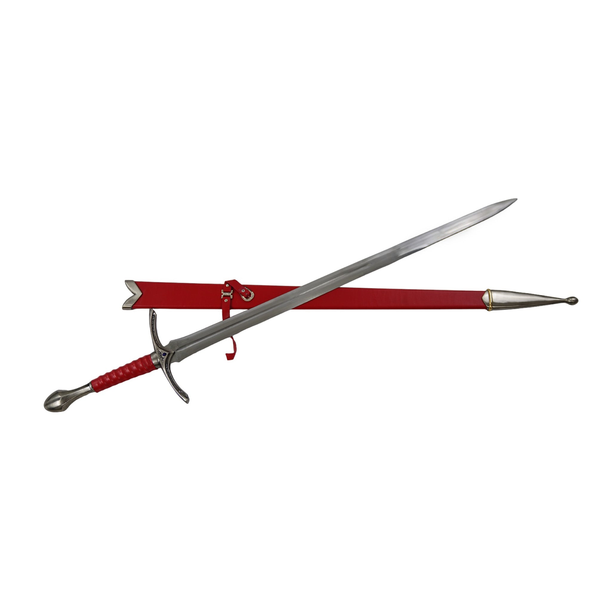 Red Longsword - 1095 Steel- 44"