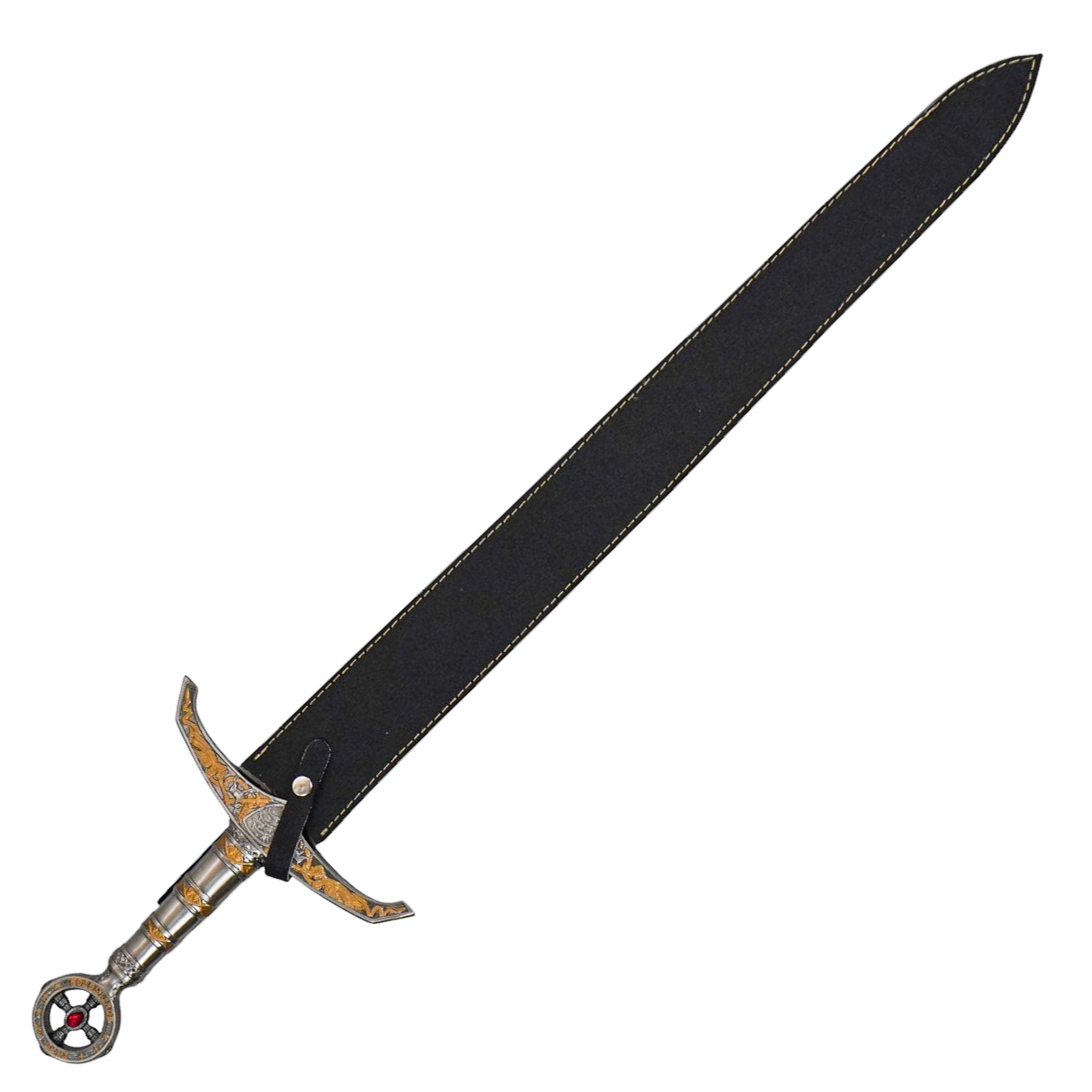 King's Sword- Longsword- Damascus Steel- 39.5"