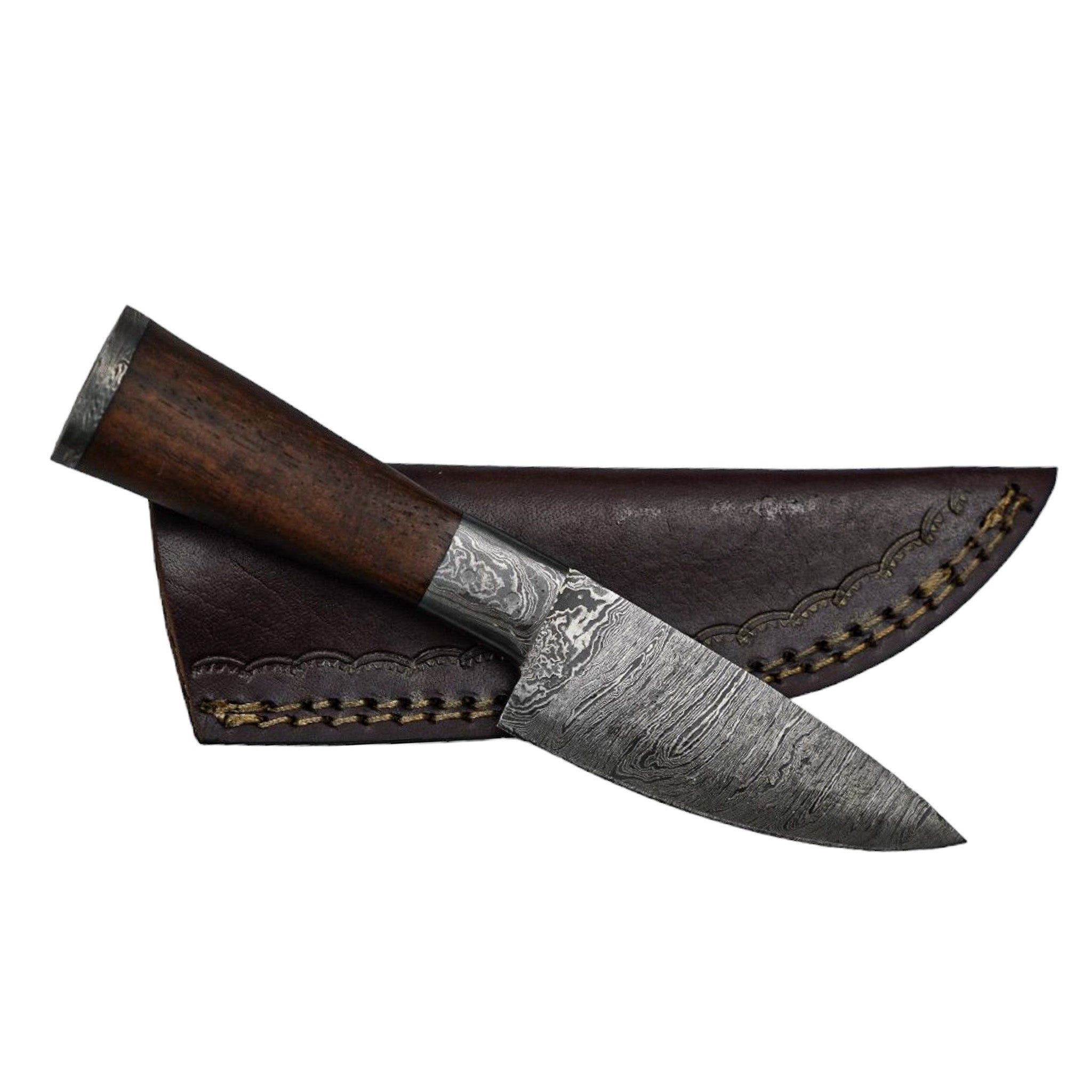 Skinning Knife- High Carbon Damascus Steel - 7"