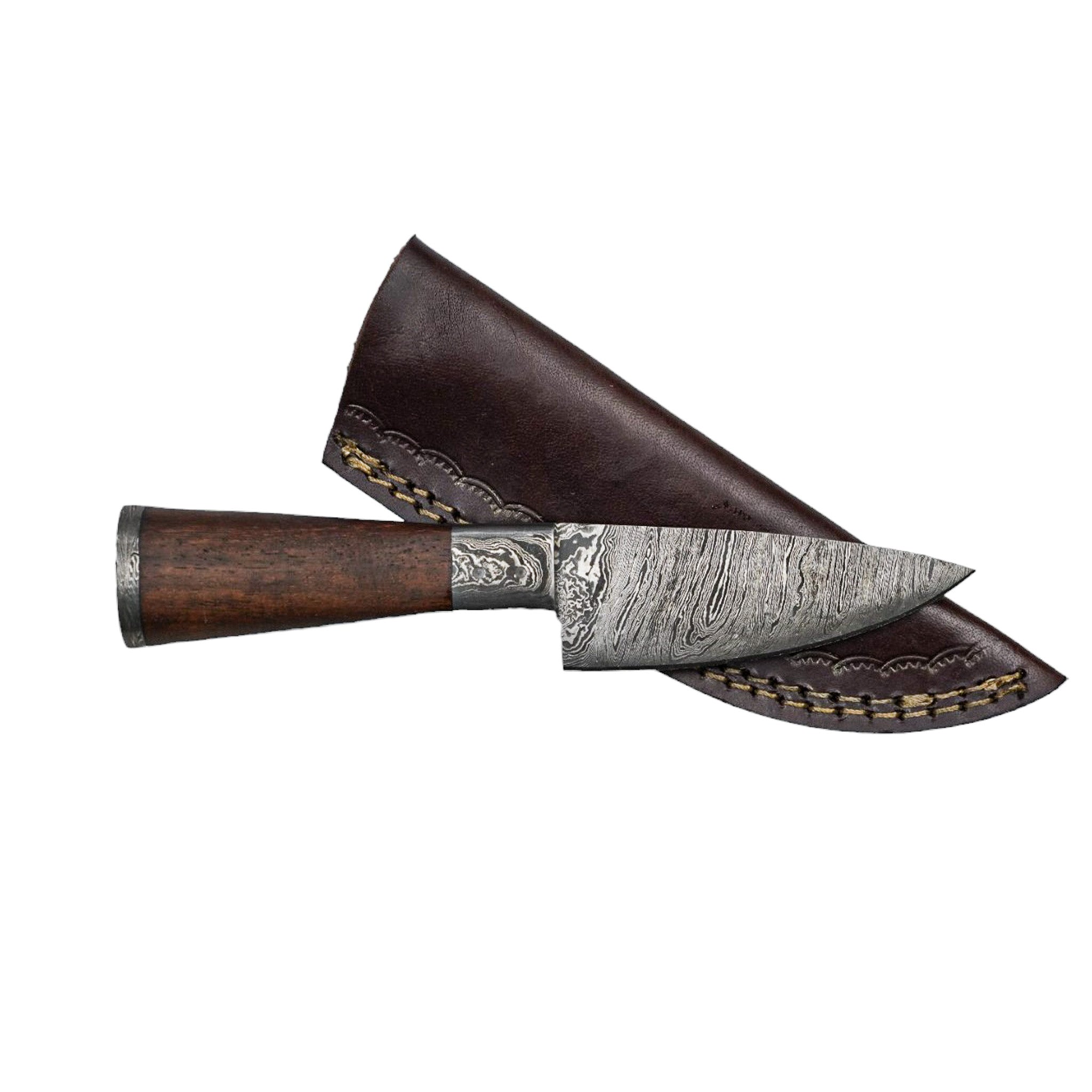Skinning Knife- High Carbon Damascus Steel - 7"