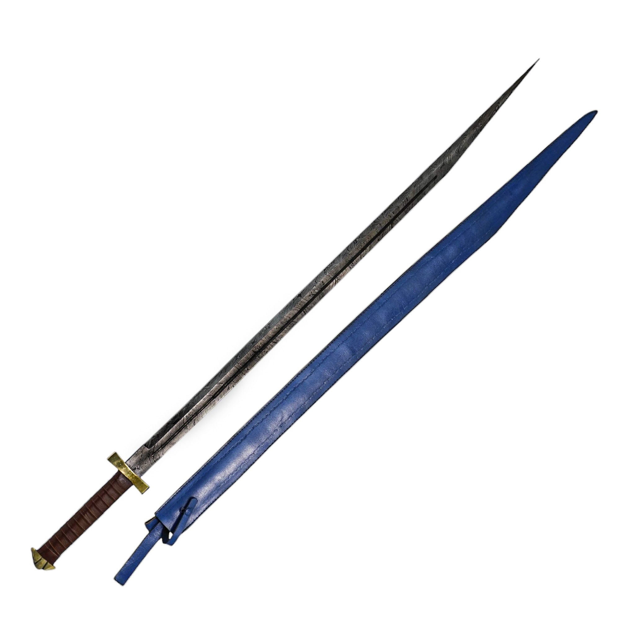 Great Seax – Viking War Sword- Damascus Steel- 50"