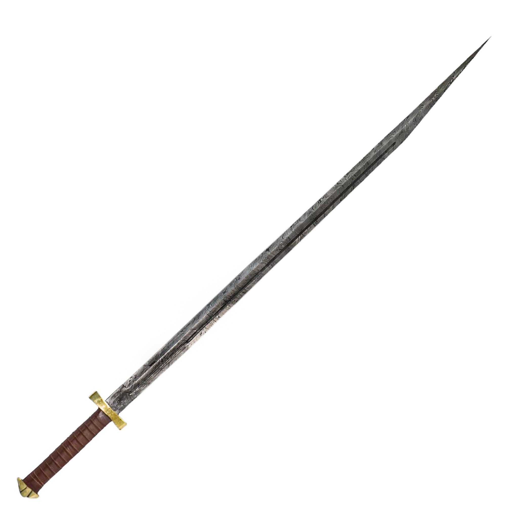 Great Seax – Viking War Sword- Damascus Steel- 50"