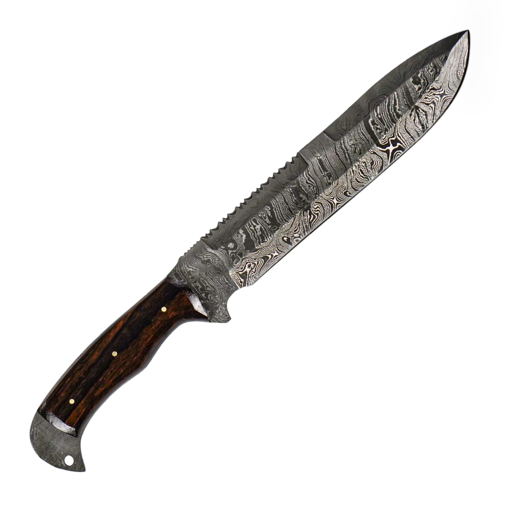 Bowie Survival Knife – Damascus Steel- 14"