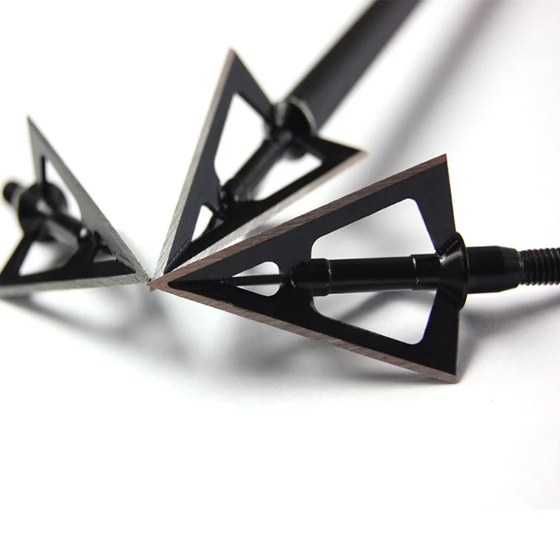 6/12pcs Hunting Broadheads 3 Fixed Blades