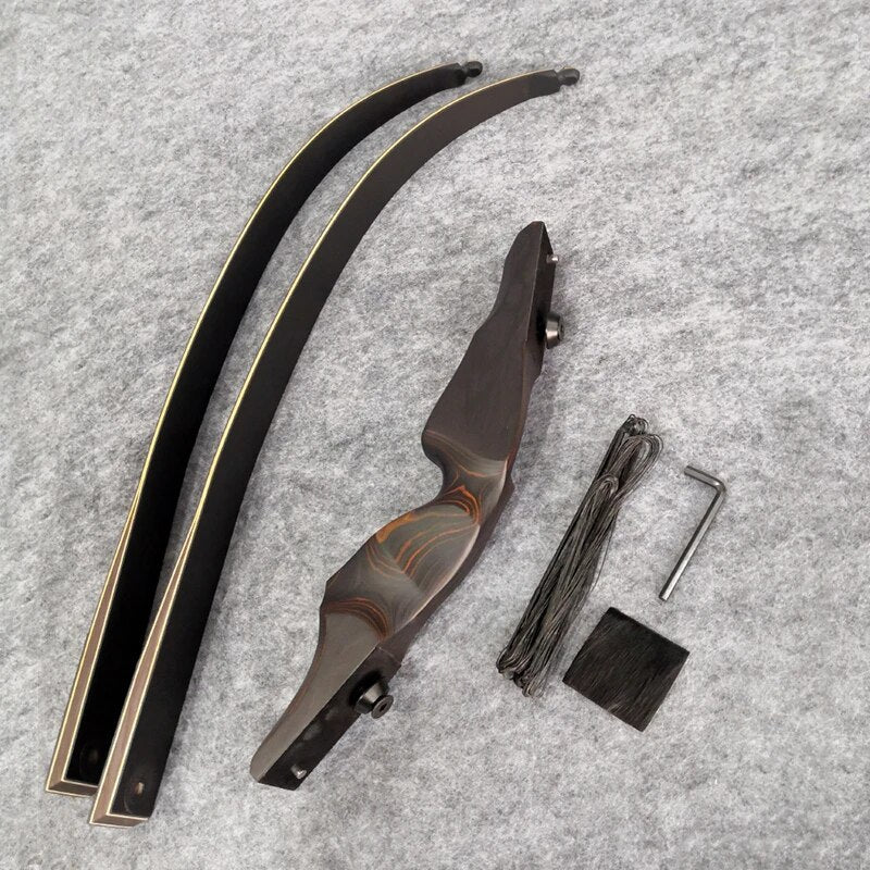 Wooden Riser Bamboo Core Limbs Recurve Bow
