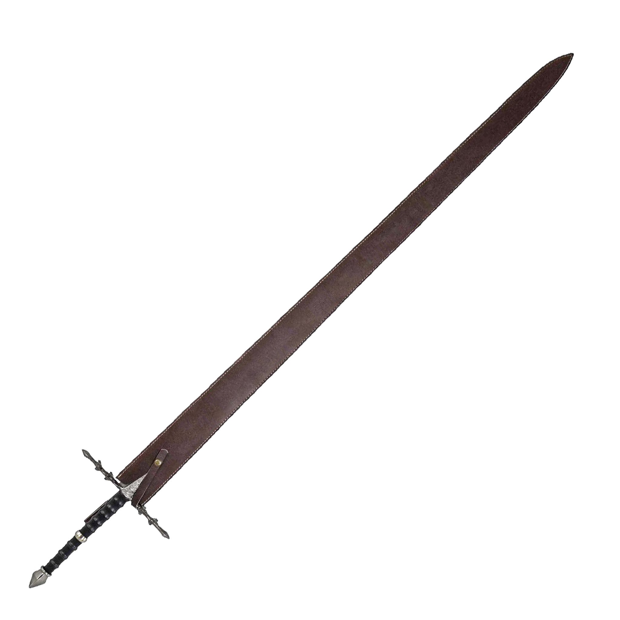 Longsword- High Carbon 1095 Steel Sword With Clay Temper- 65"