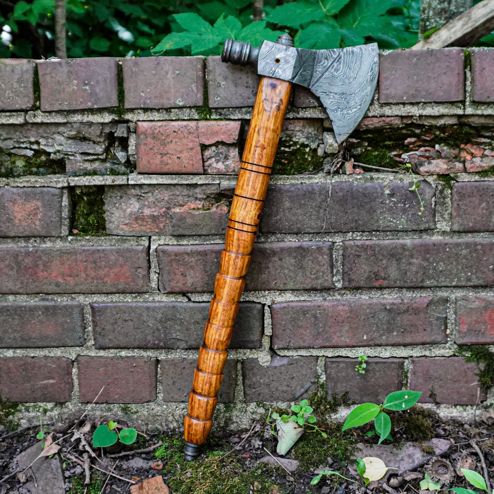 Tomahawk Ax-Handmade High Carbon Damascus Steel- 18"