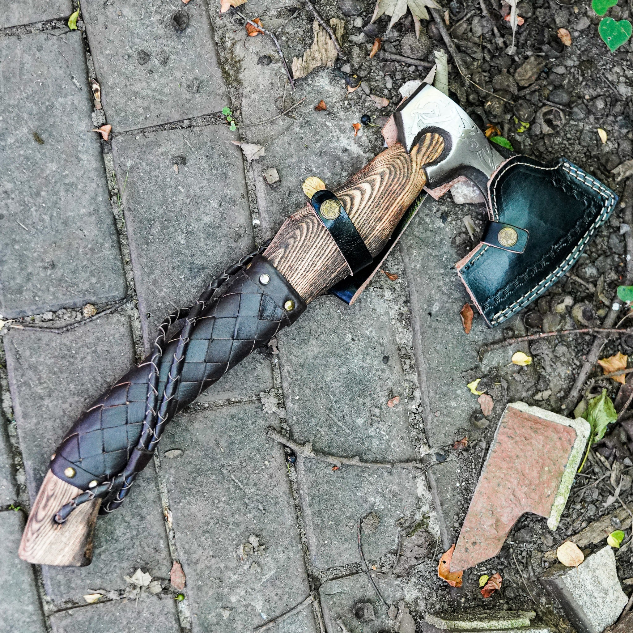 Viking Bearded Ax - 21" - Handmade High Carbon 1095 Steel