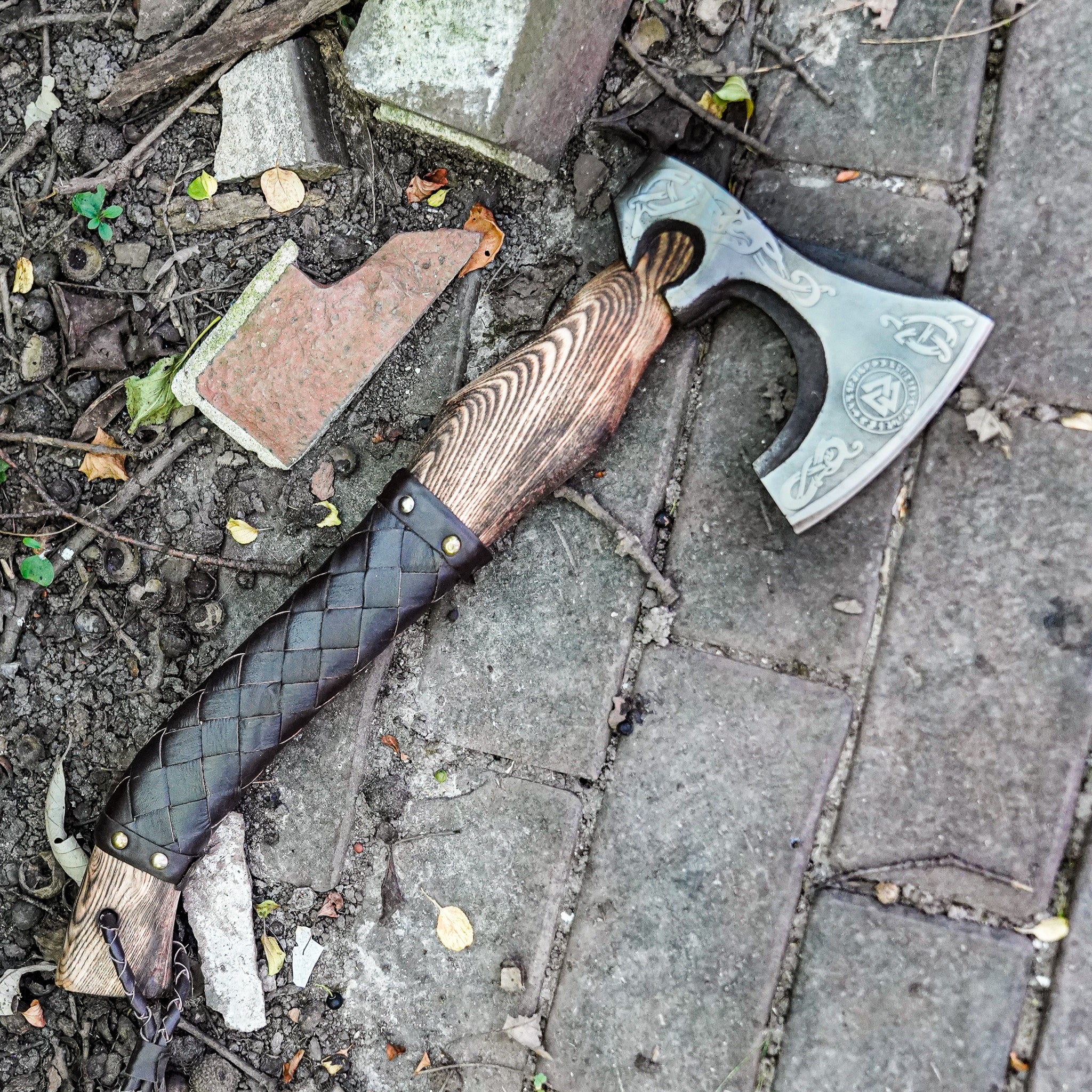 Viking Bearded Ax - 21" - Handmade High Carbon 1095 Steel