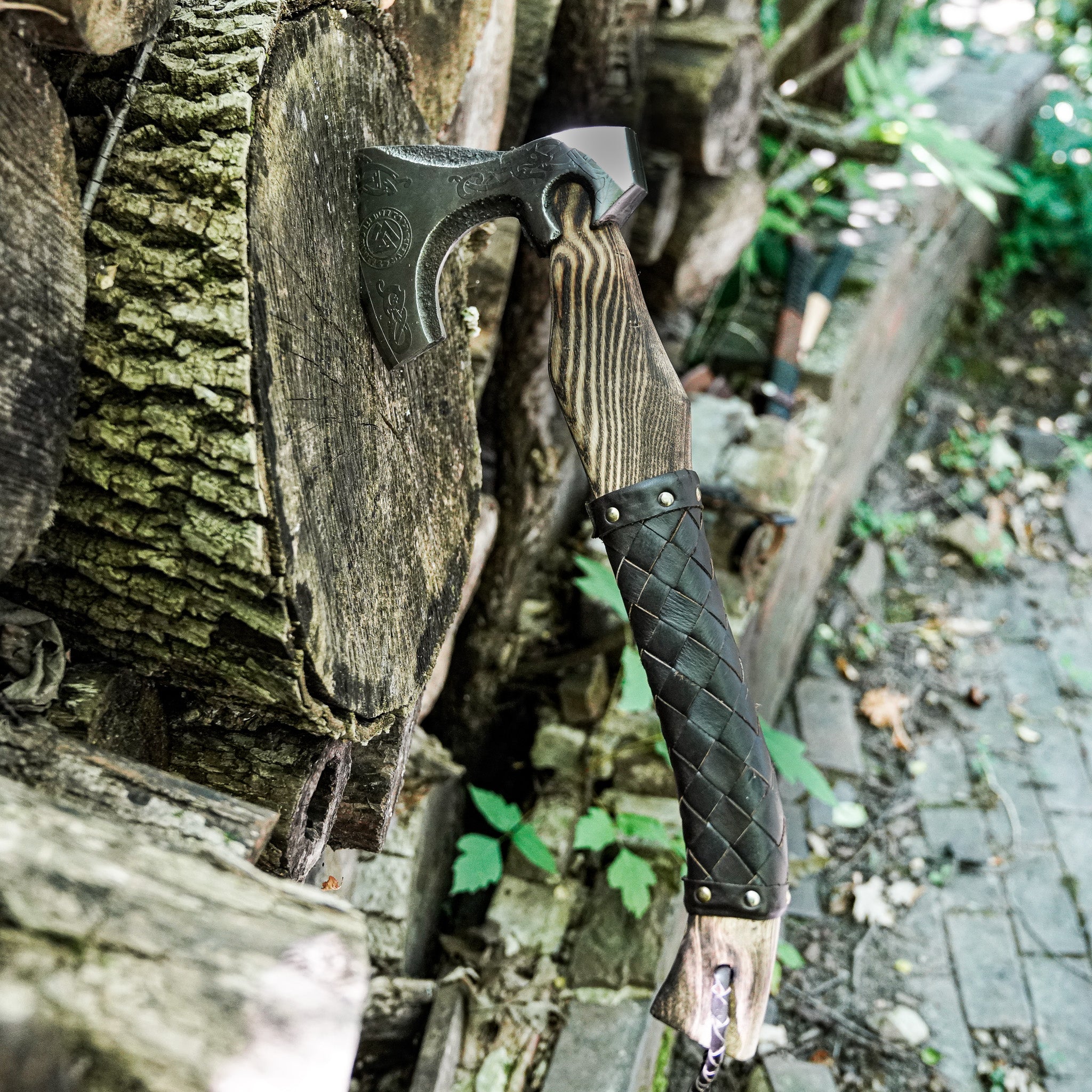 Viking Bearded Ax - 21" - Handmade High Carbon 1095 Steel