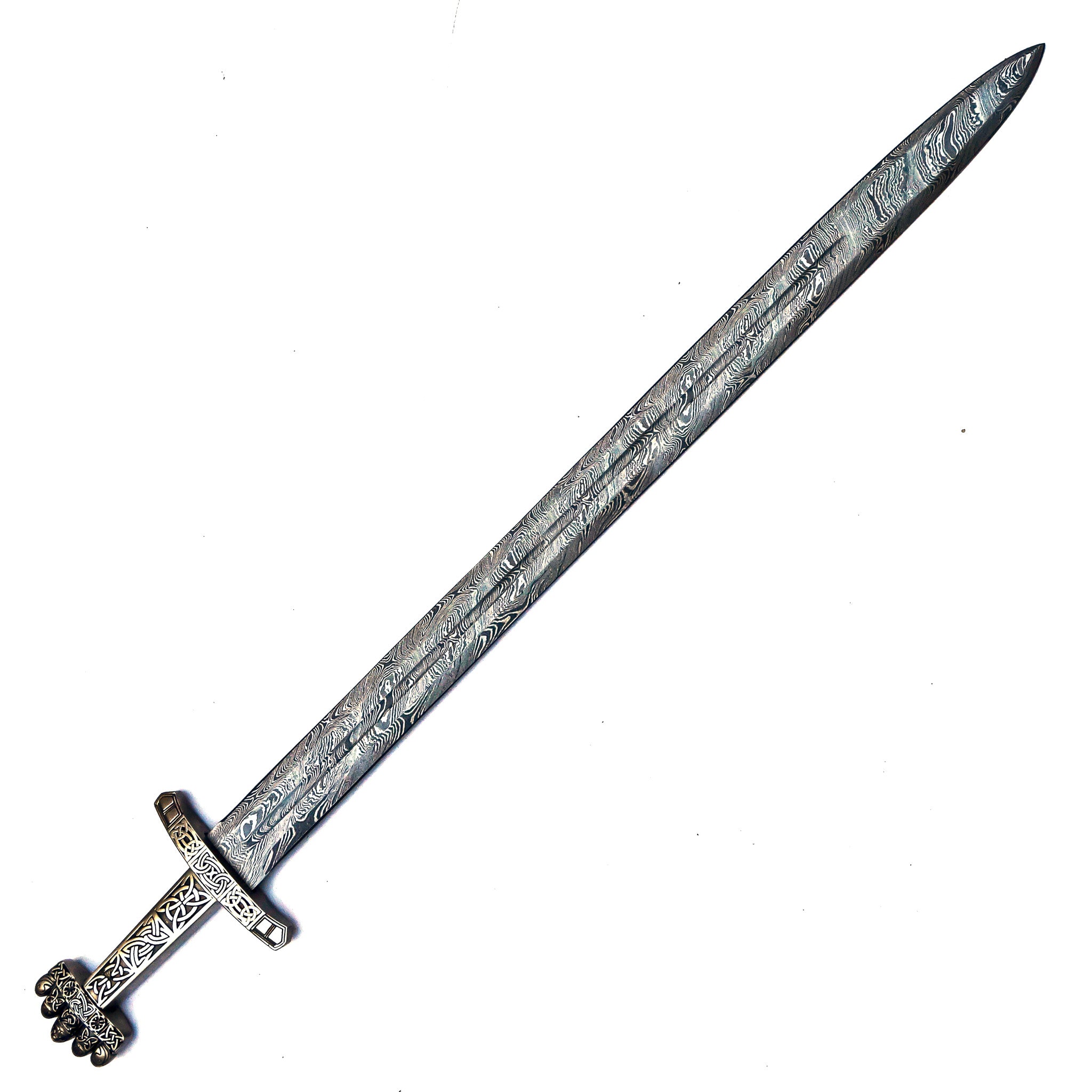 Viking Sword- Petersen Type S- Damascus Steel- 43"