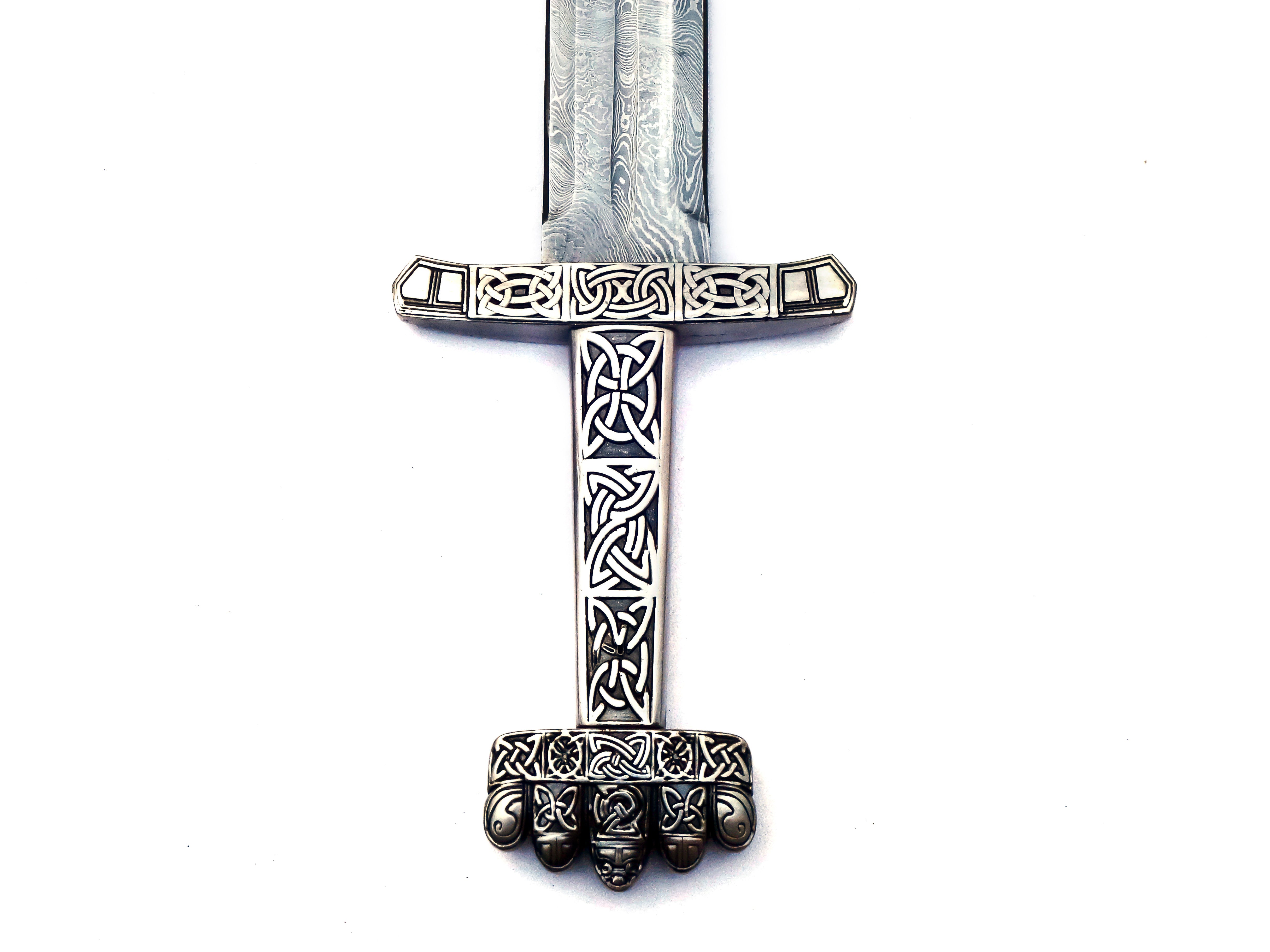 Viking Sword- Petersen Type S- Damascus Steel- 43"