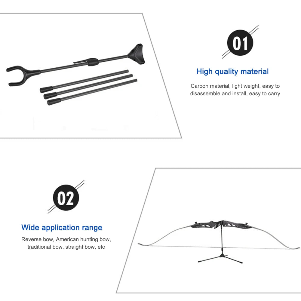 Adjustable Carbon Fiber Archery Bow Stand