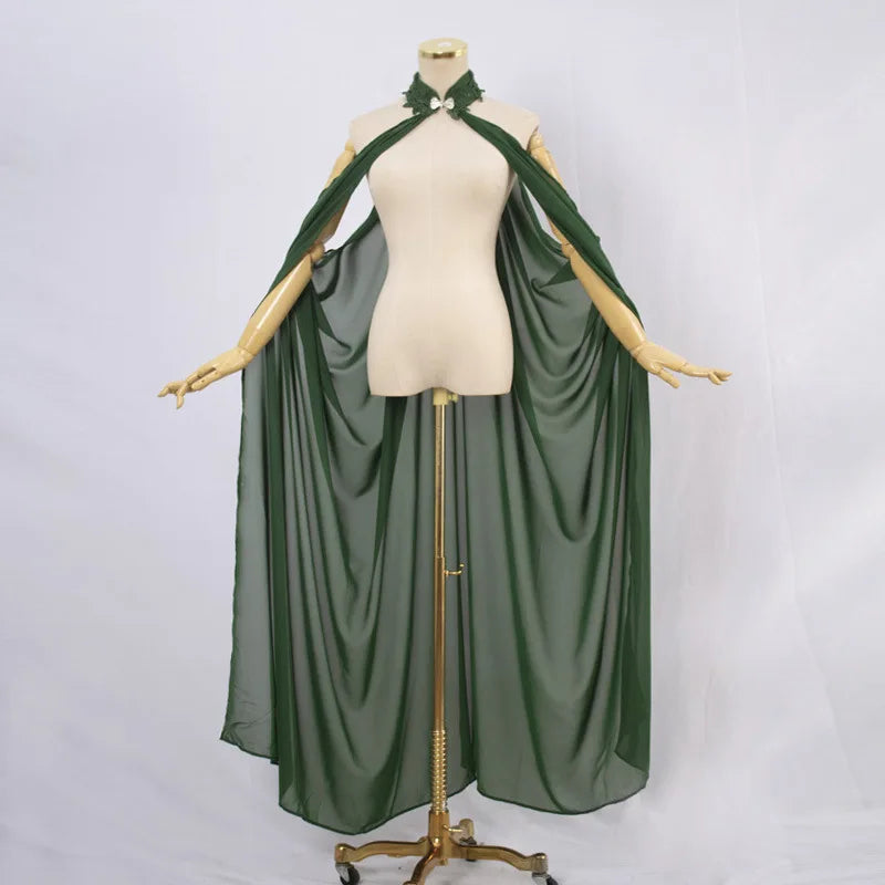 Elven Queen Mesh Cape - Fairy Wedding Dress