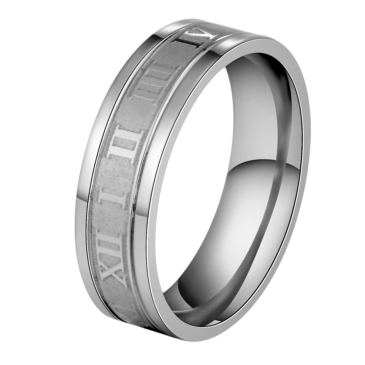 Roman Numerals Vintage Hollow Ring