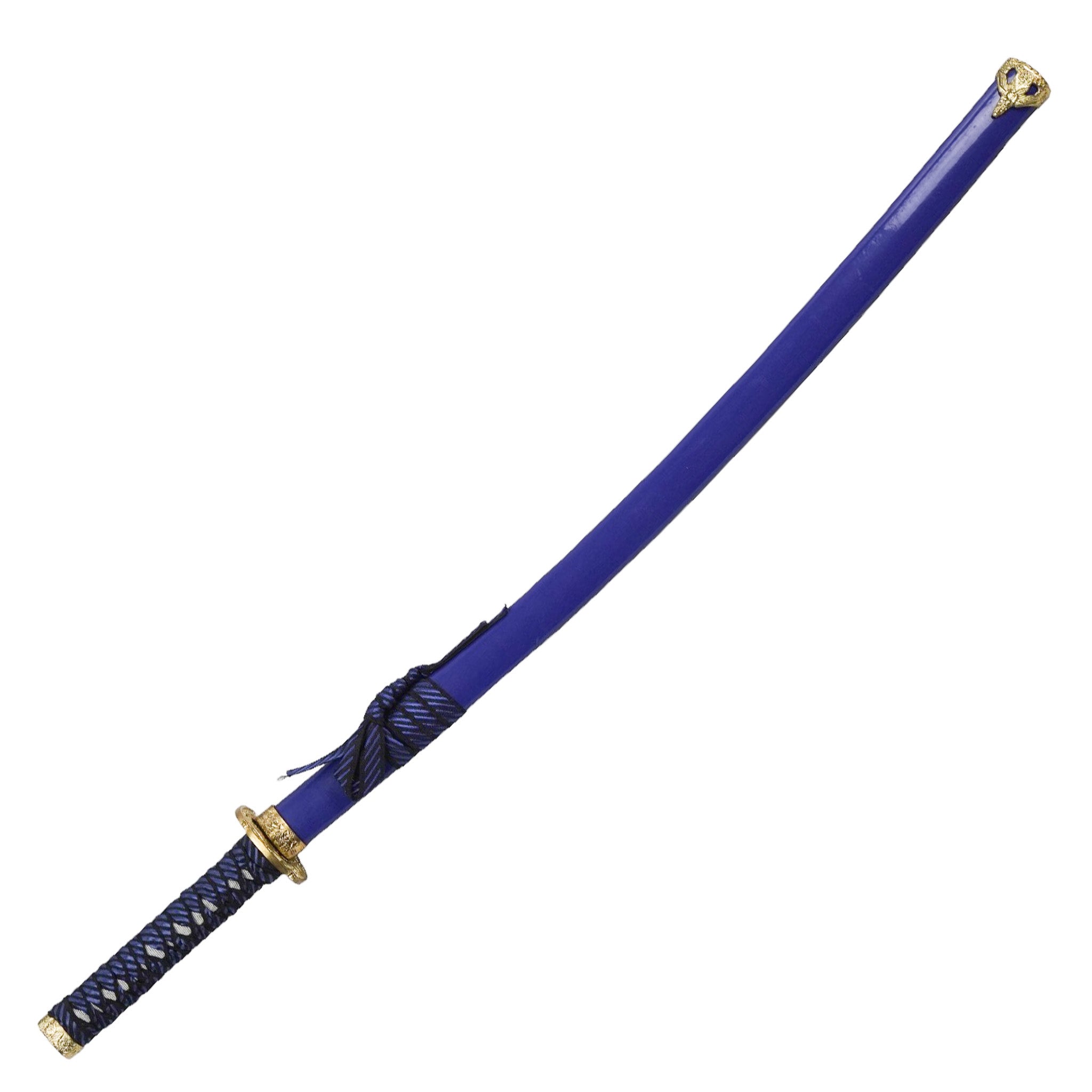 Katana Sword- Blue- High Carbon Damascus Steel- 40.5"