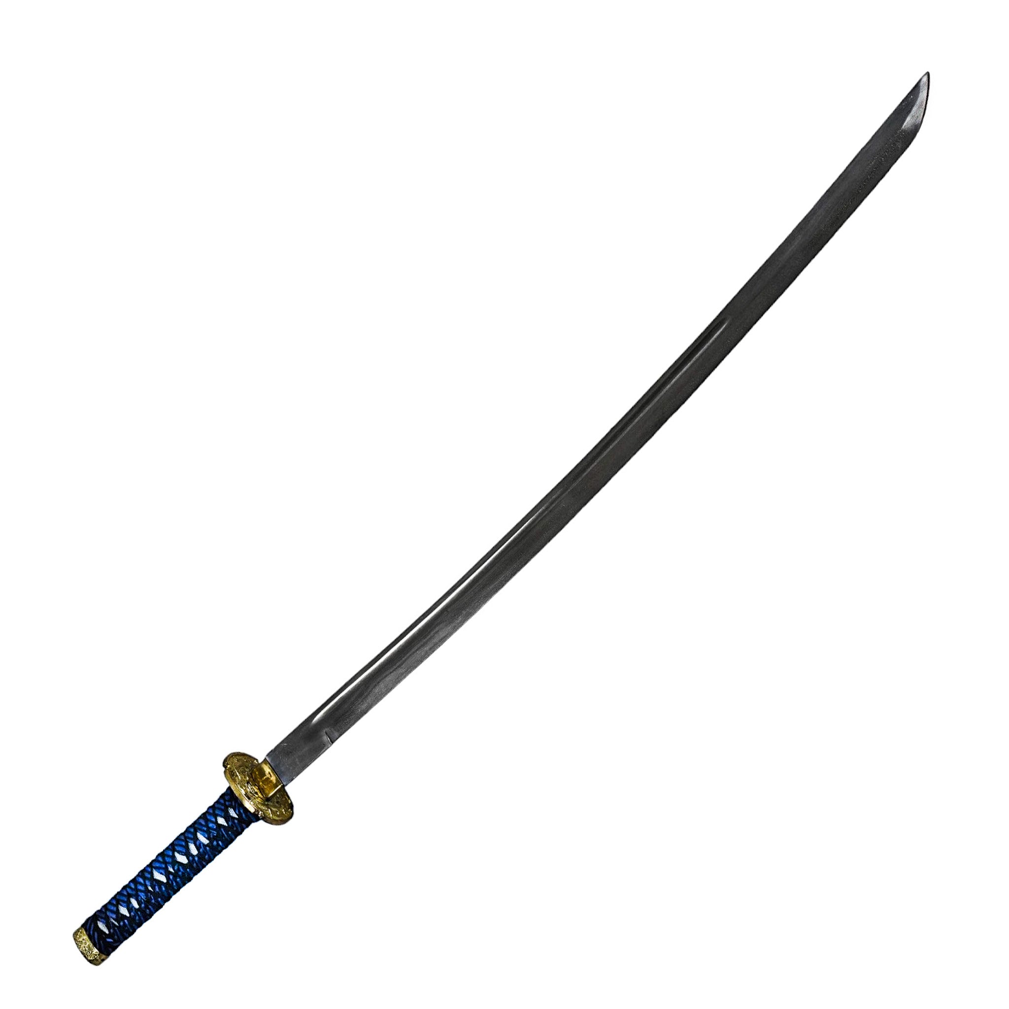 Katana Sword- Blue- High Carbon Damascus Steel- 40.5"