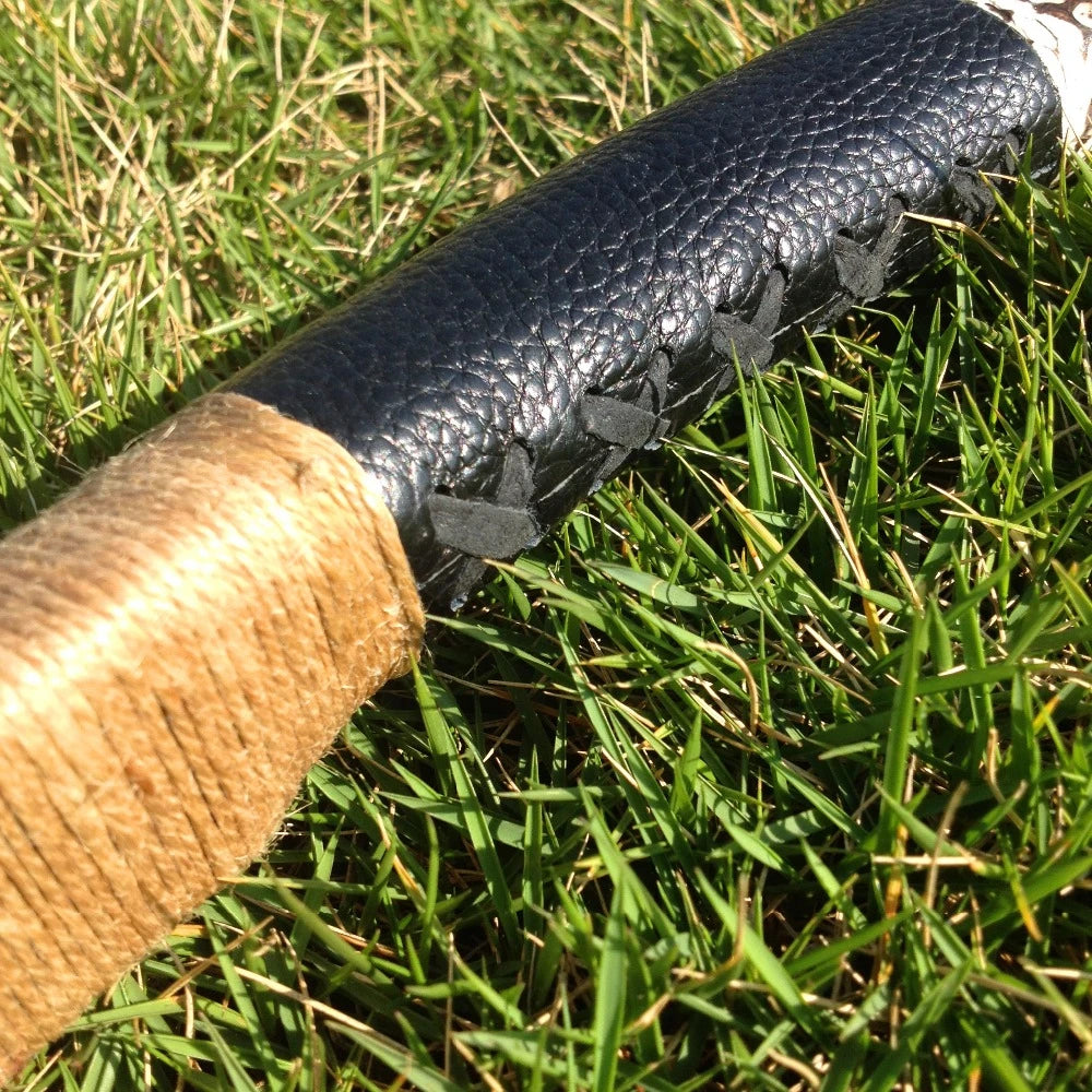 Black Leather Traditional Recurve Bow