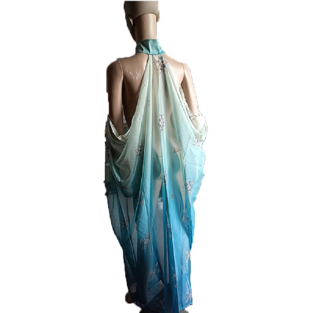 Elven Queen Mesh Cape - Fairy Wedding Dress