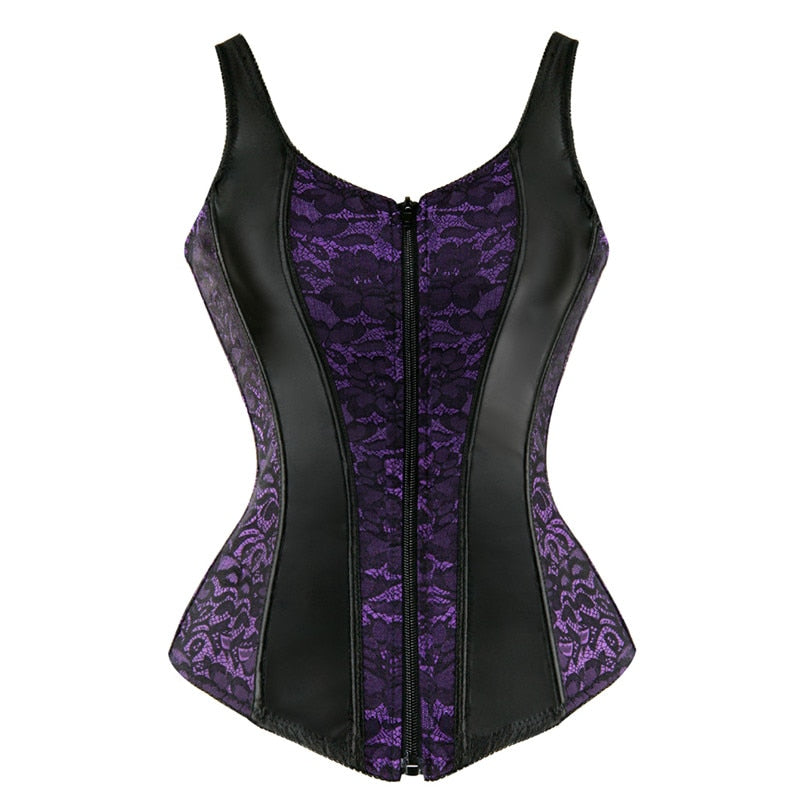Renaissance Corset: Strapped Satin Overbust