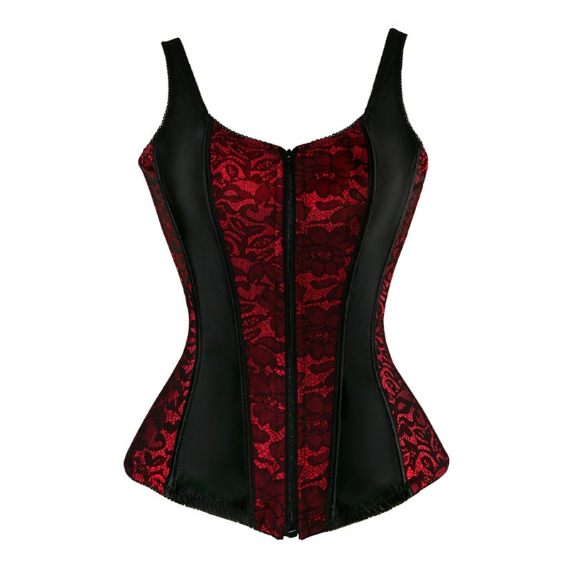 Renaissance Corset: Strapped Satin Overbust