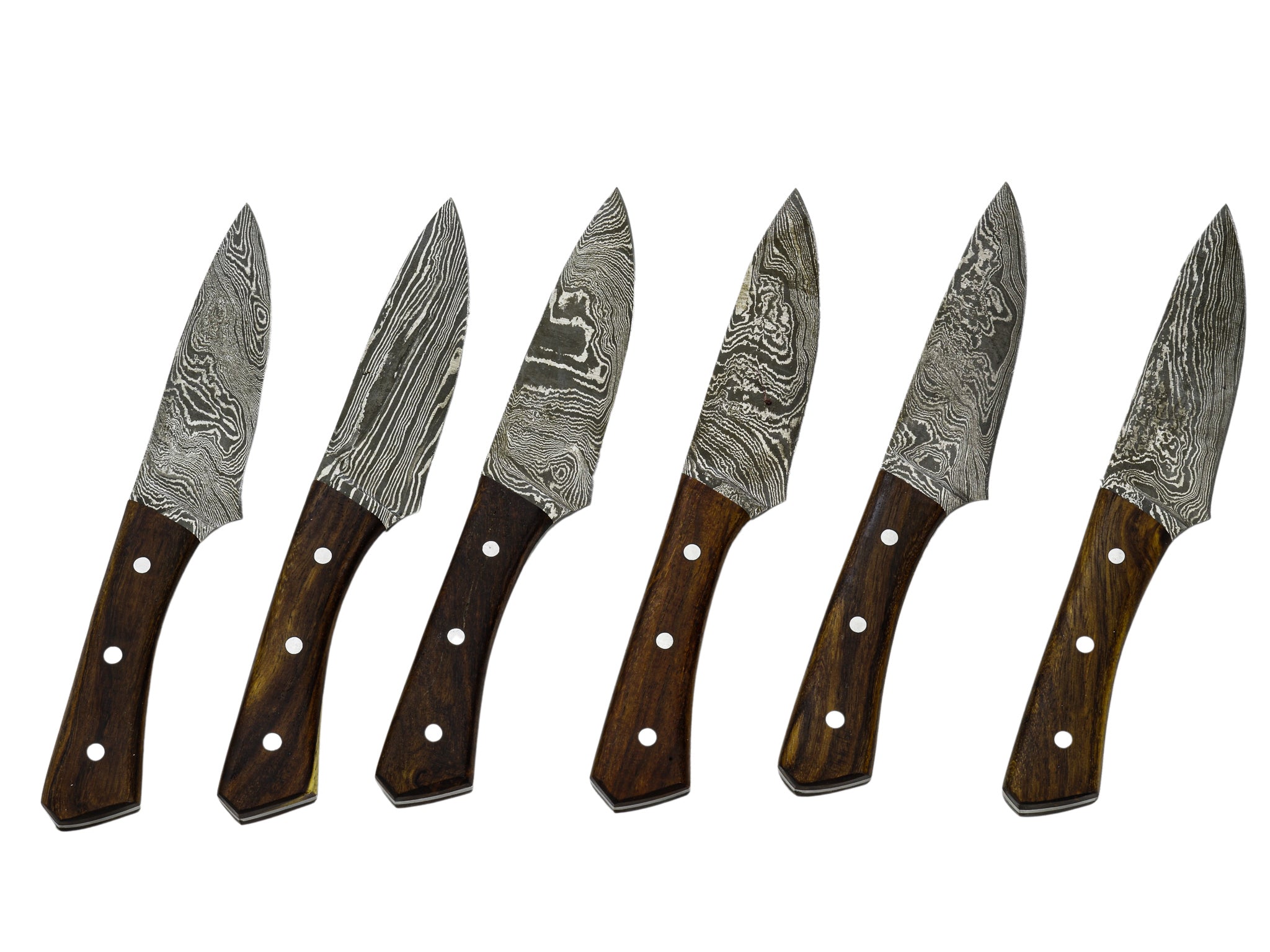 Steak Knives- High Carbon Damascus Steel Blade