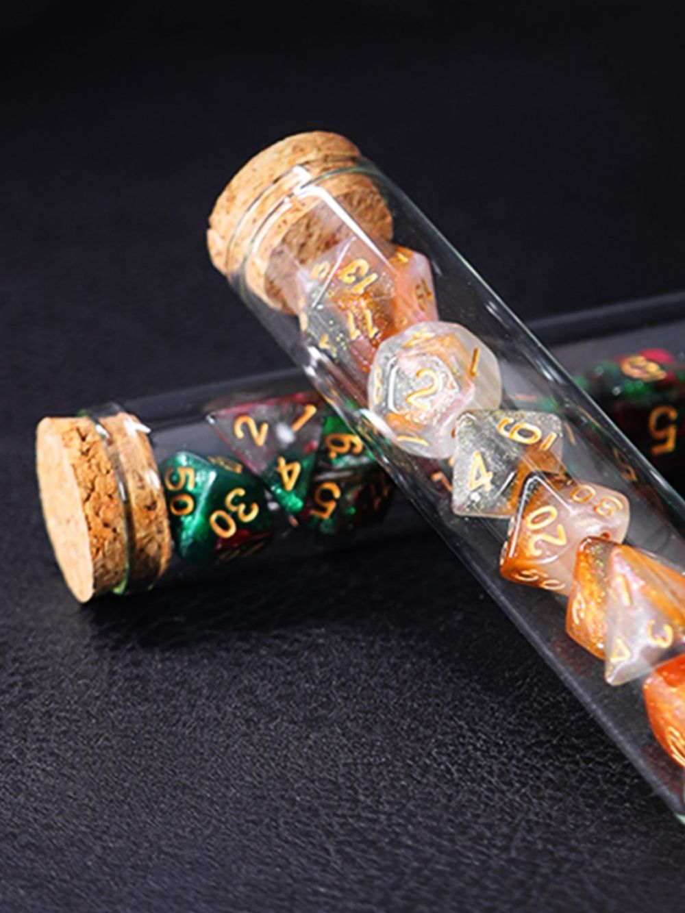 Fantasy Potion Flask Dice Set - Polyhedral Dice Set