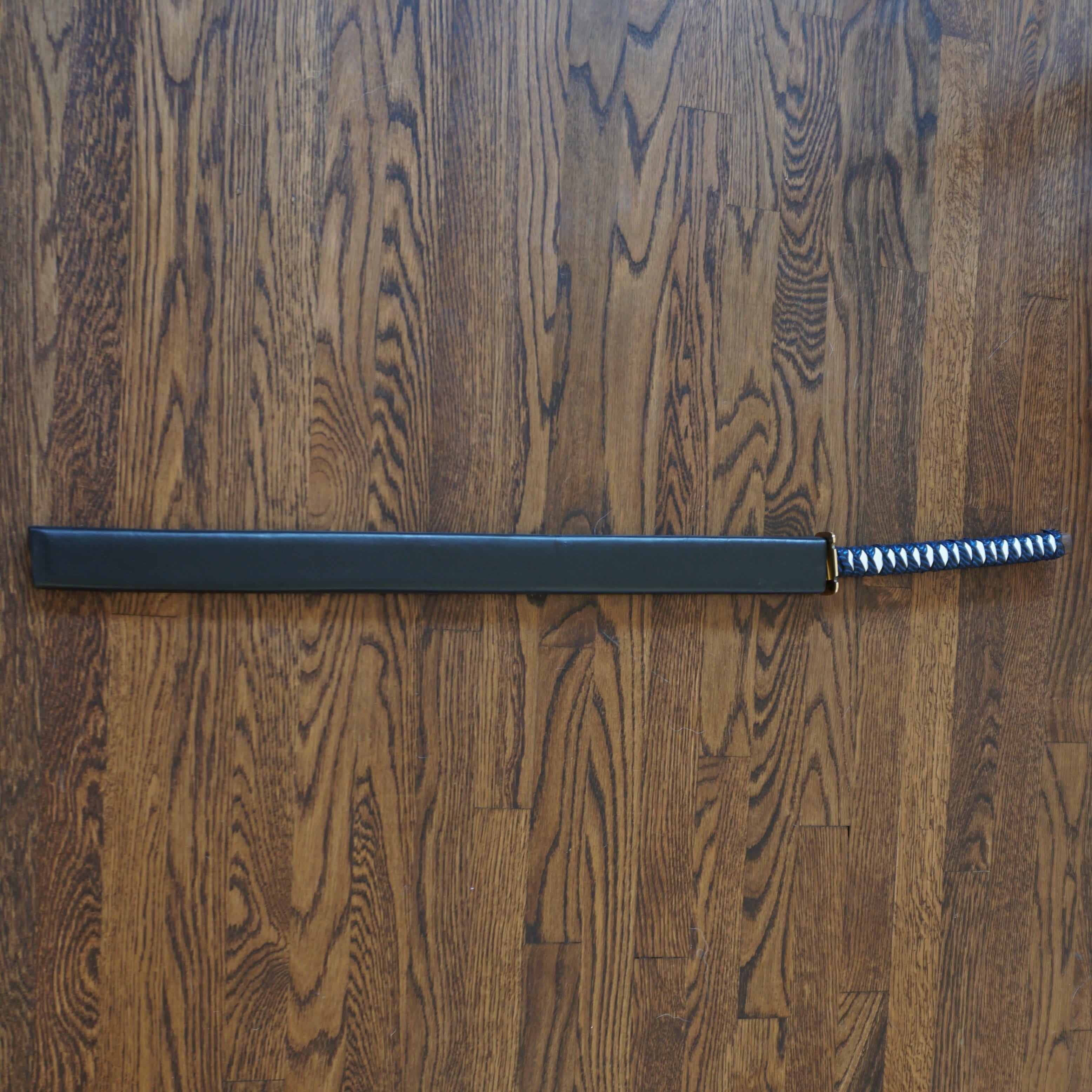 Blue Katana Sword- Handmade High Carbon Damascus Steel Sword- 40.5"-Samurai Sword