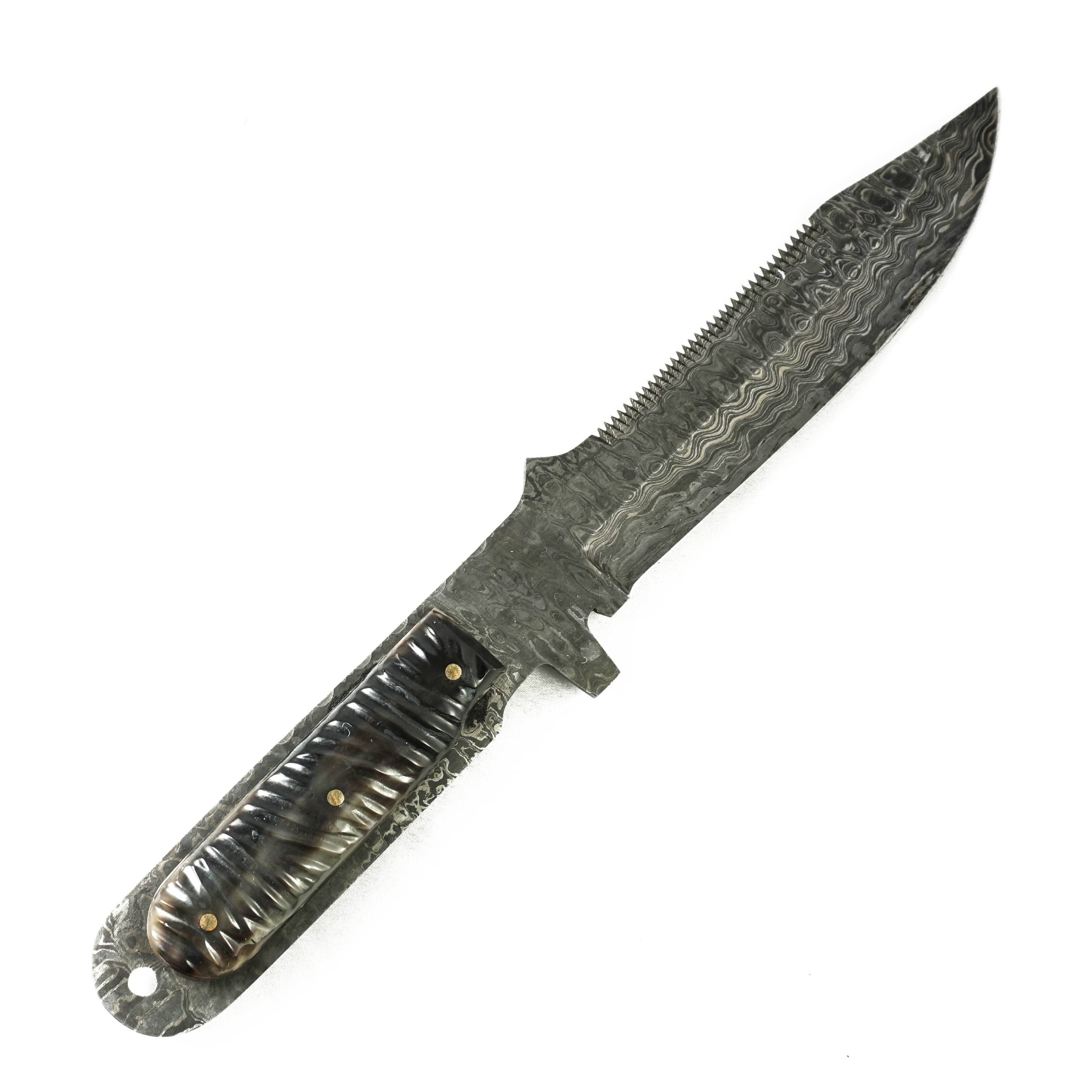 Bowie Knife- High Carbon Damascus Steel Blade- Hunting Knife