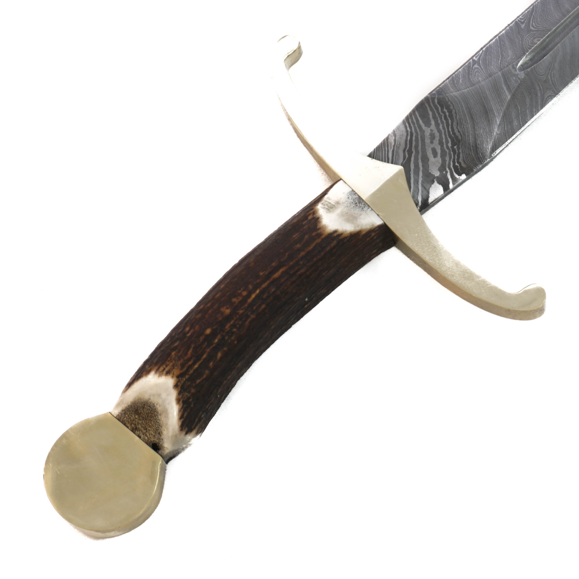 Longsword / Greatsword / Bastard Sword- High Carbon Damascus Steel Sword- 44"