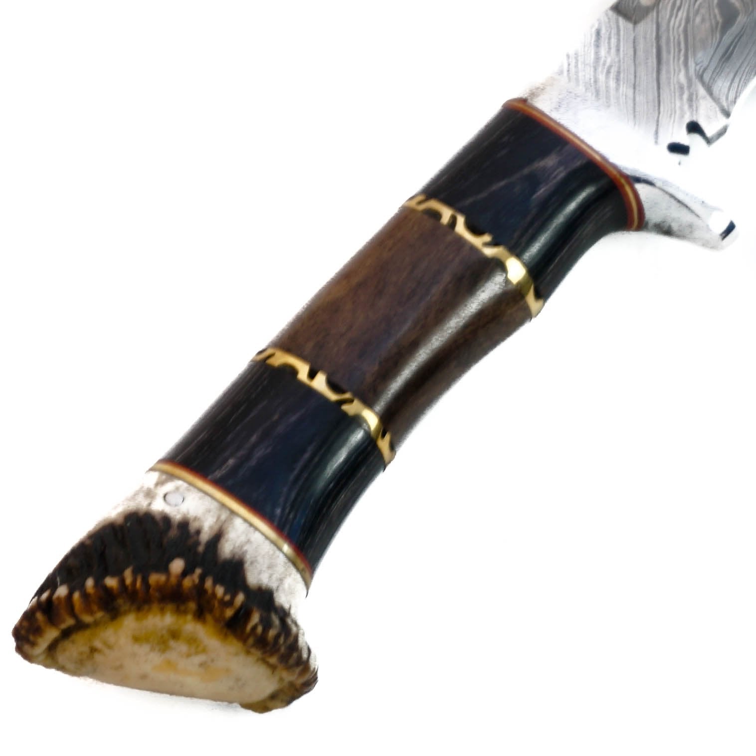 Gurkha Kukri Knife- Handmade Pattern Welded High Carbon Damascus Steel - 16"
