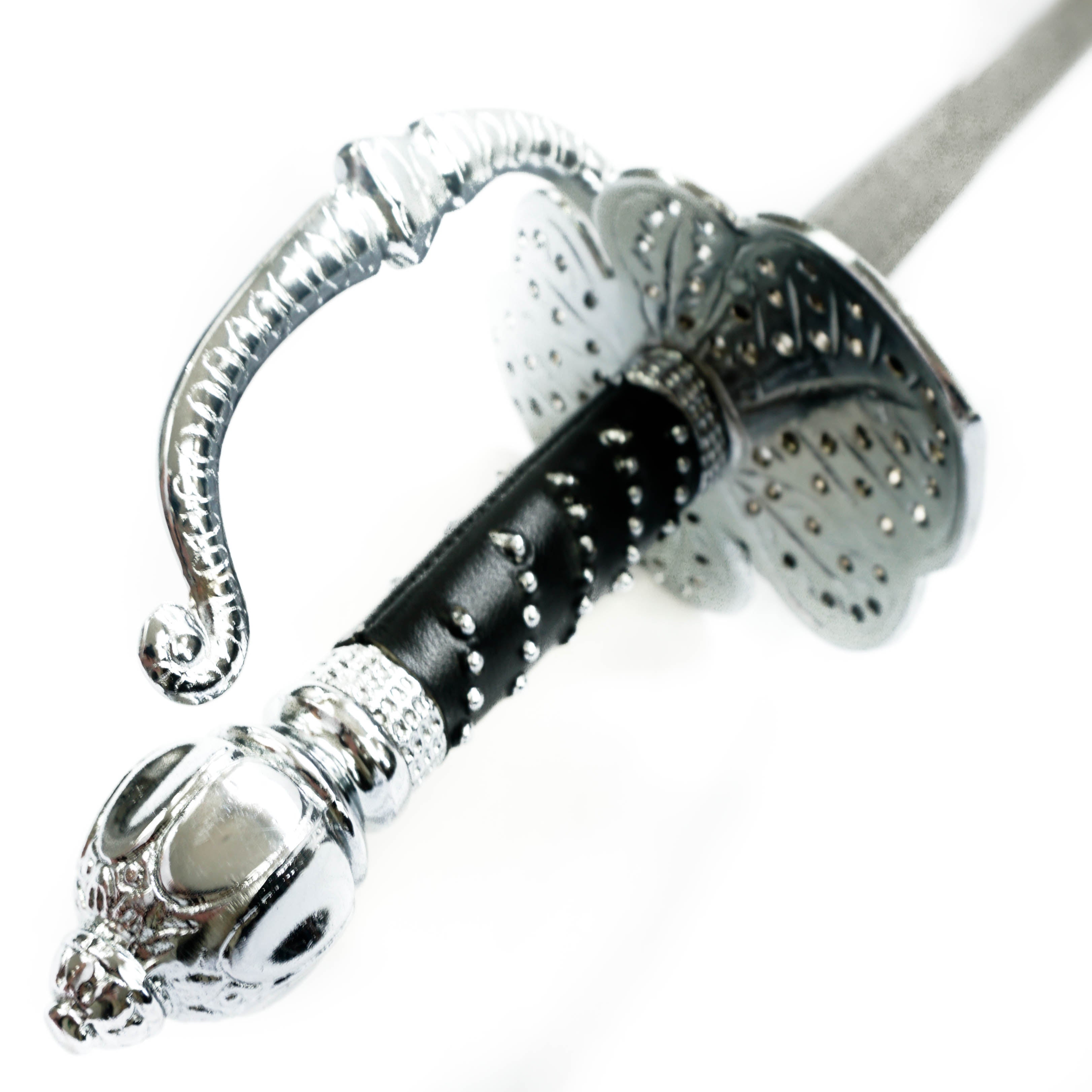 Rapier Sword- Leaf Guard - Handmade High Carbon Damascus Steel Zorro/ Fencing -36"