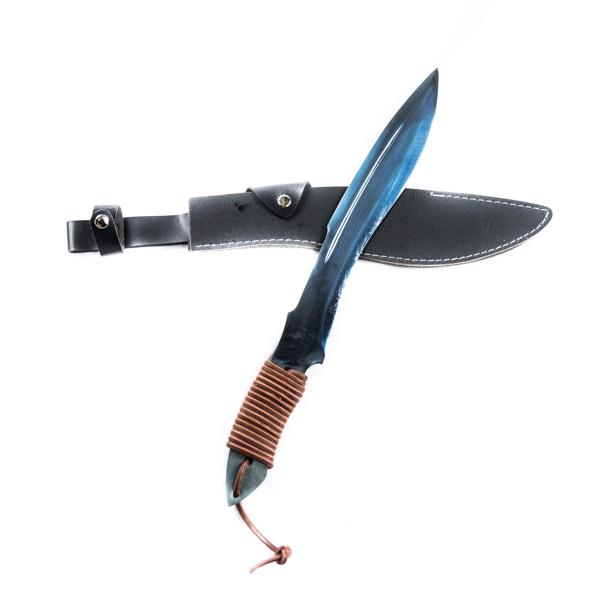 Dragon Gurkha Kukri Knife-Handmade High Carbon Damascus Steel- 18"