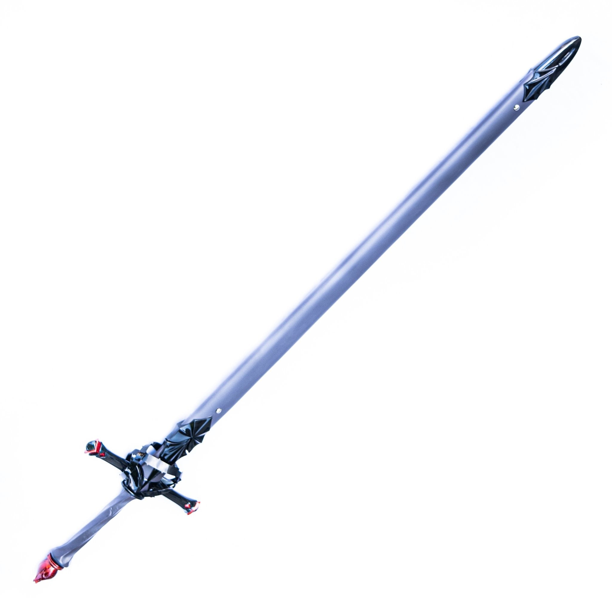Fire Longsword - Black Sword - Black Stainless Steel- 38"