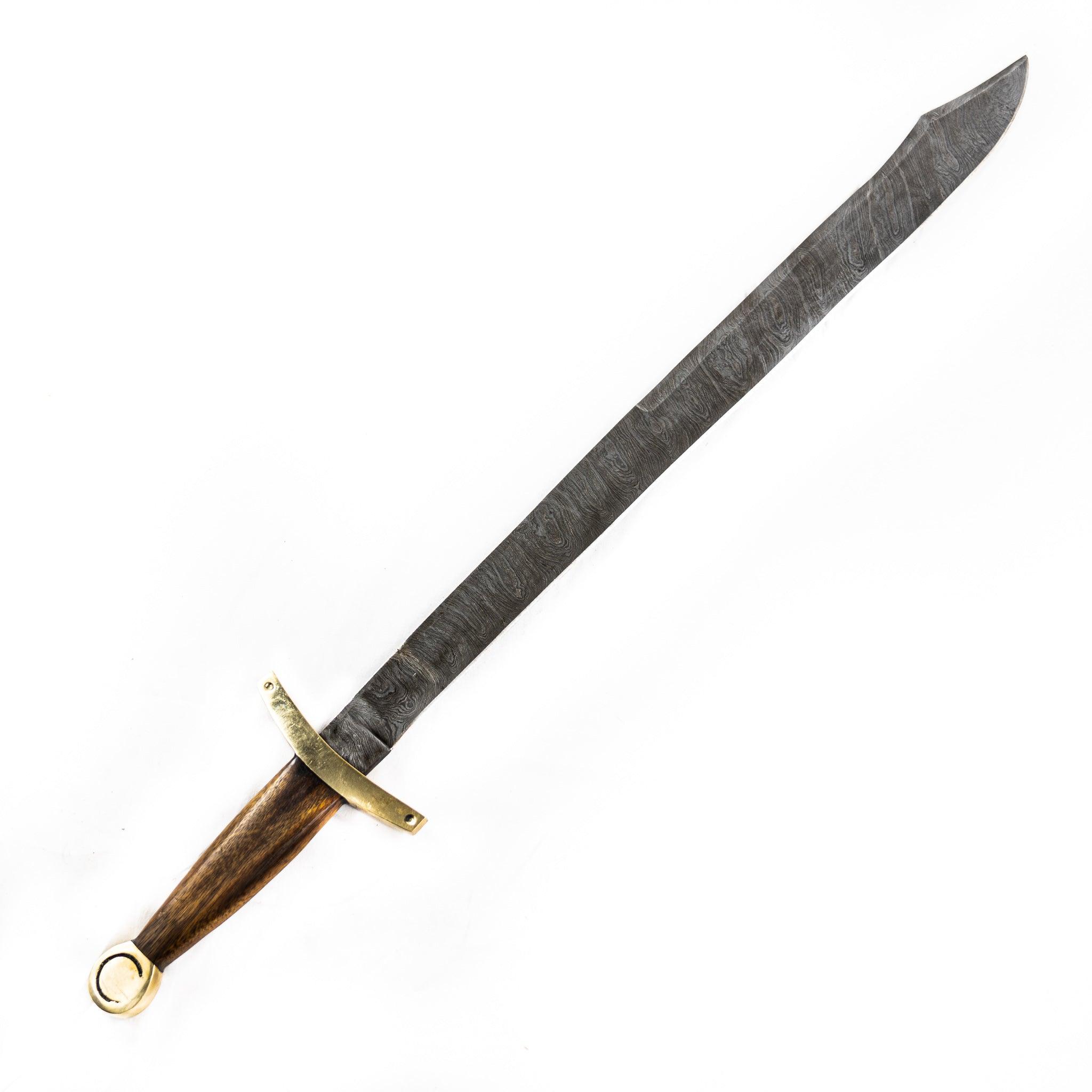 Arabian Scimitar Sword- Damascus Steel -34" - Battlingbladess