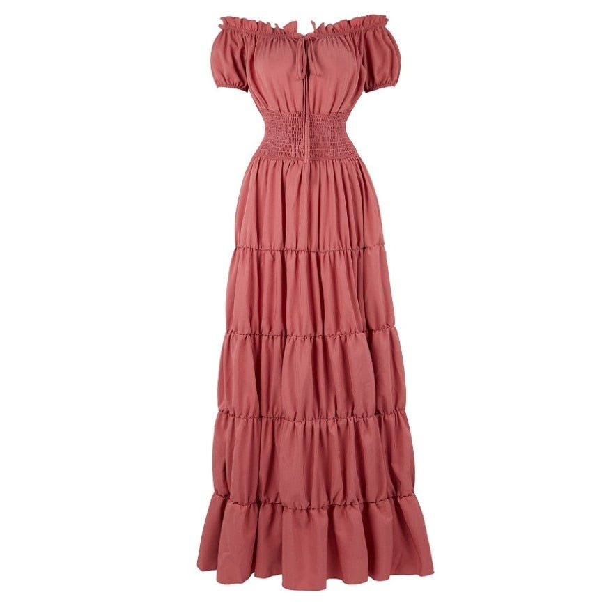 Renaissance Petticoat Dress- Short Sleeves