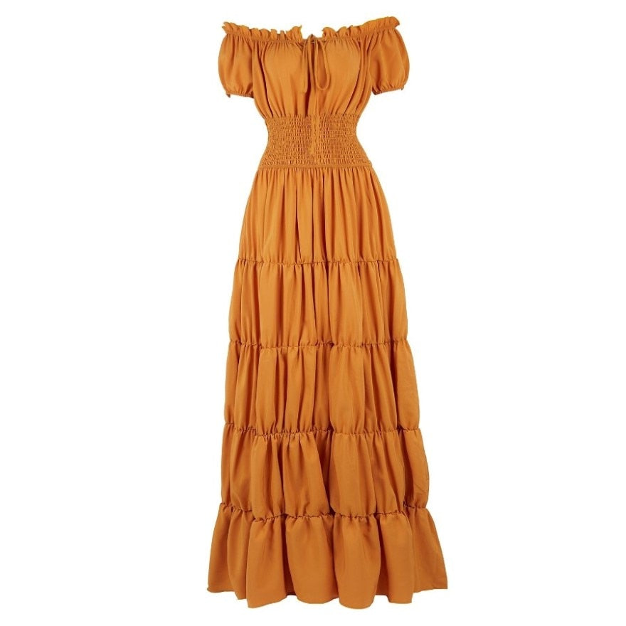 Renaissance Petticoat Dress- Short Sleeves