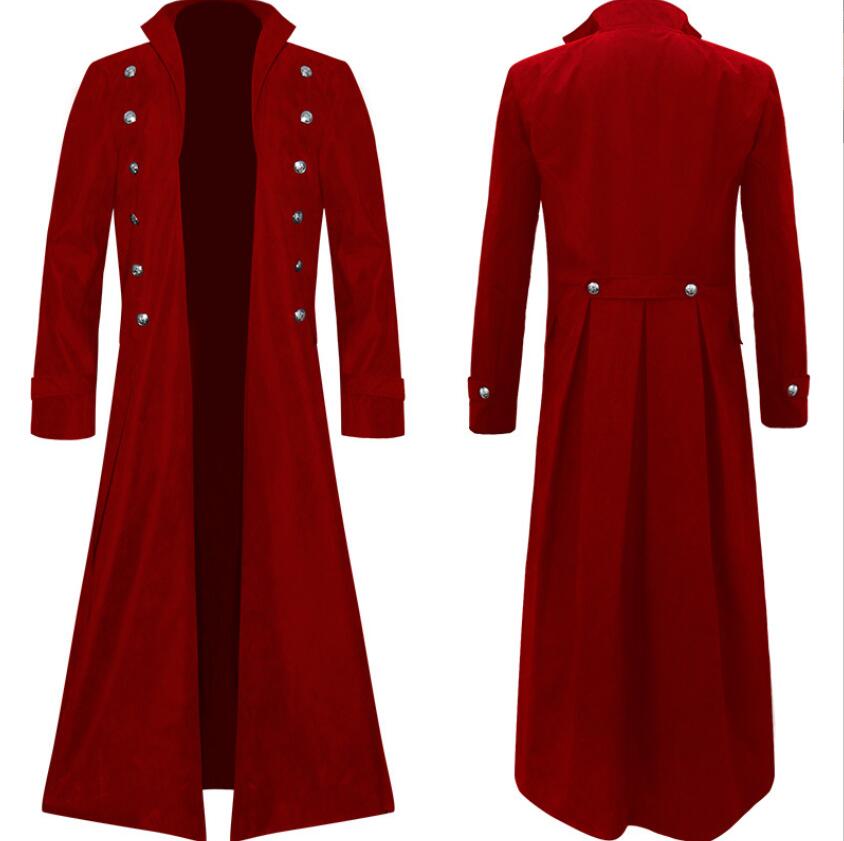 Gothic Steampunk Long Jacket- Trench Coat- Steam Punk