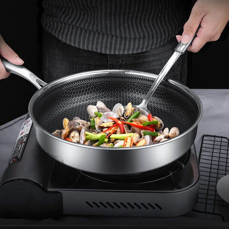 Frying Pan- Nonstick Pan- Stainless Steel