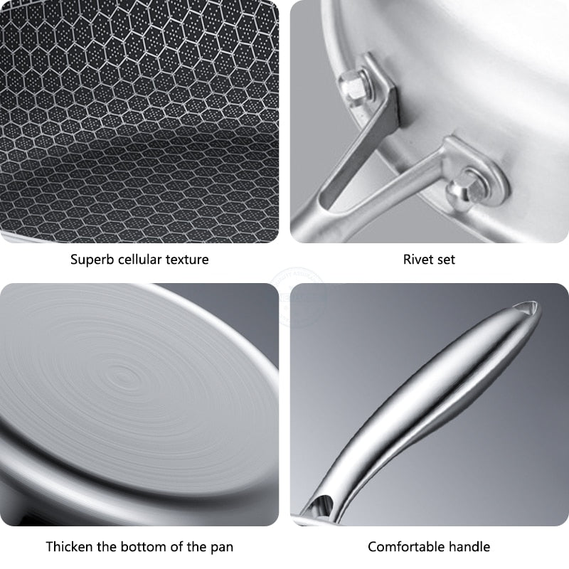 Frying Pan- Nonstick Pan- Stainless Steel