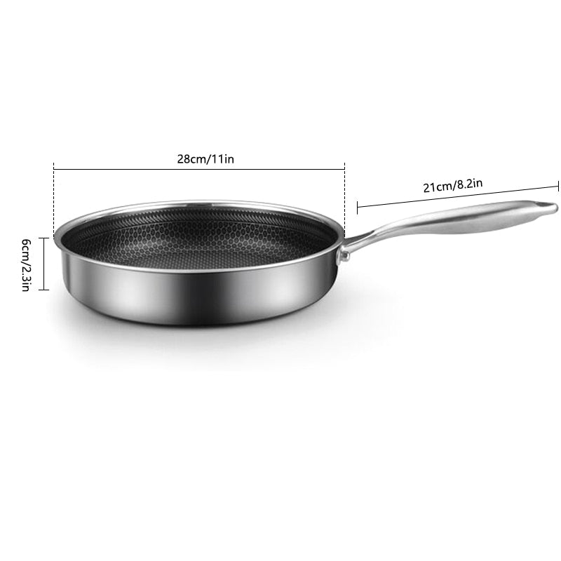 Frying Pan- Nonstick Pan- Stainless Steel