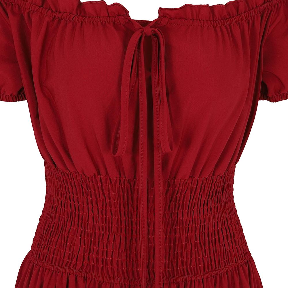Renaissance Petticoat Dress- Short Sleeves