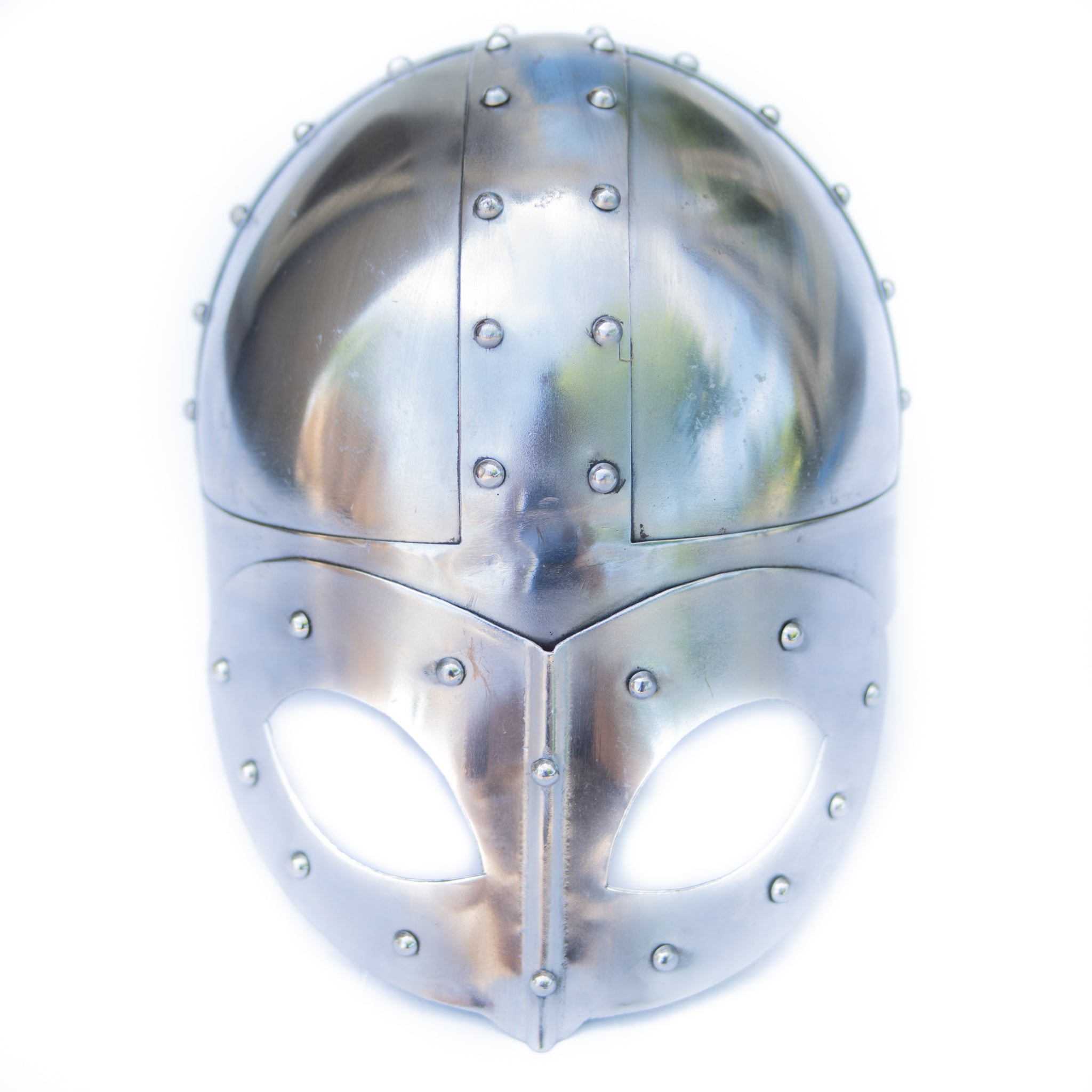 Viking Helmet- Steel- Gjermundbu- Viking Age, Vendel Helmet