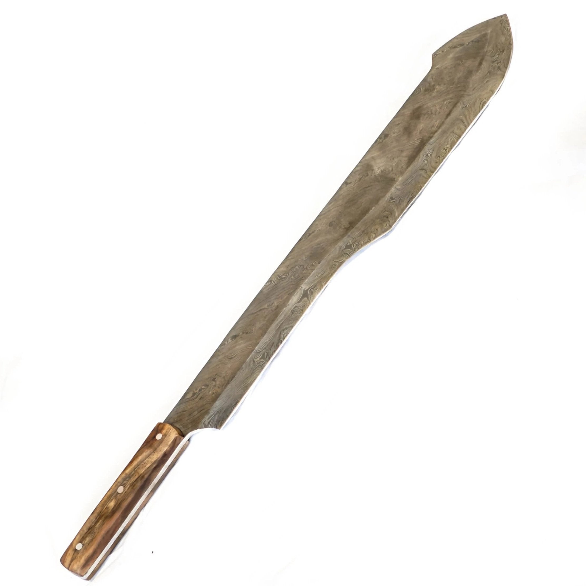 Falchion Sword- High Carbon Damascus Steel Blade-30" Battle Ready
