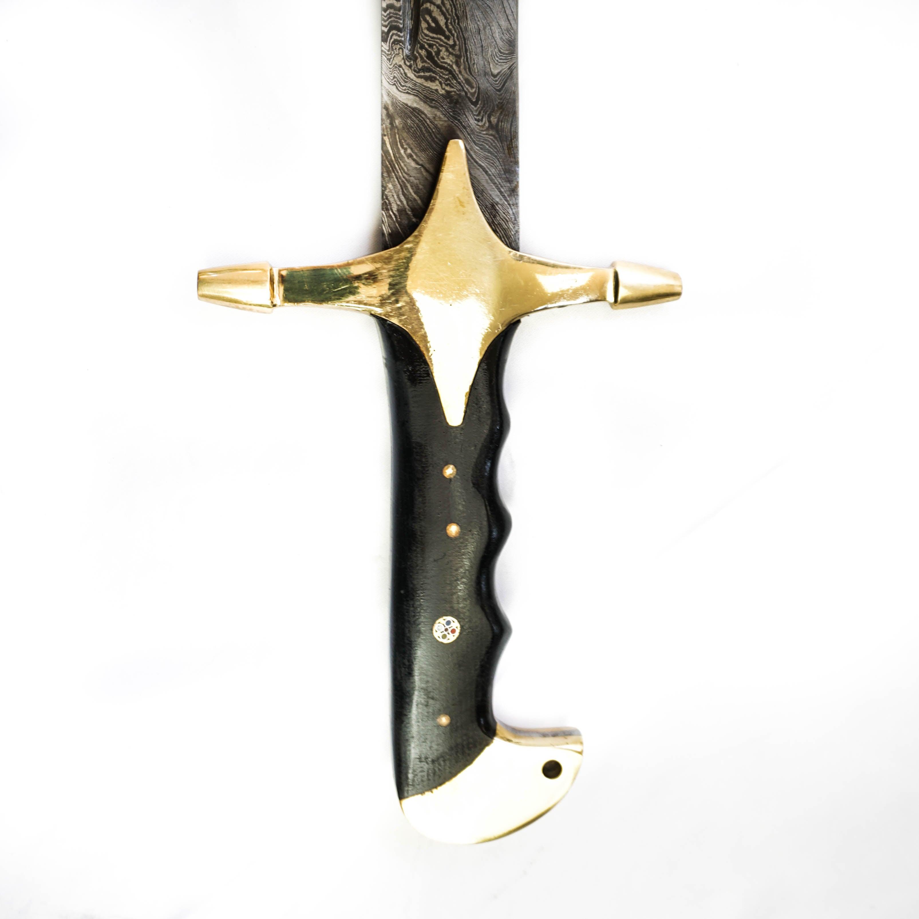 Arabian Scimitar Sword- High Carbon Damascus Steel -37"